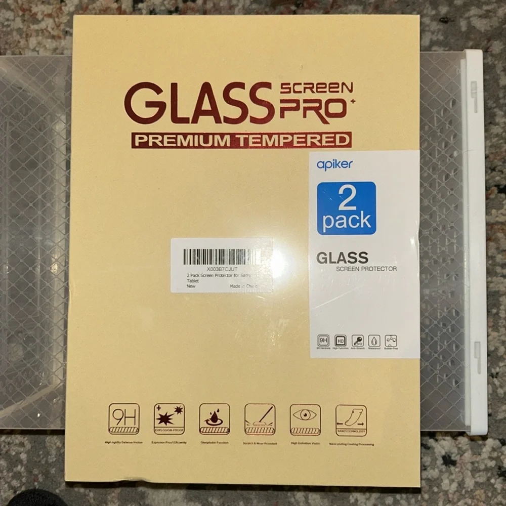 apiker 2 Pack Screen Protector for Samsung Galaxy Tab S6 Lite 10.4 inch
